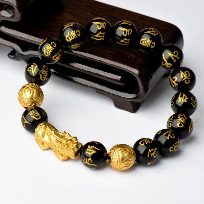 Pulsera Feng Shui Obsidiana Negra