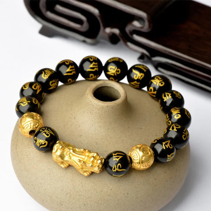 Pulsera Feng Shui Obsidiana Negra