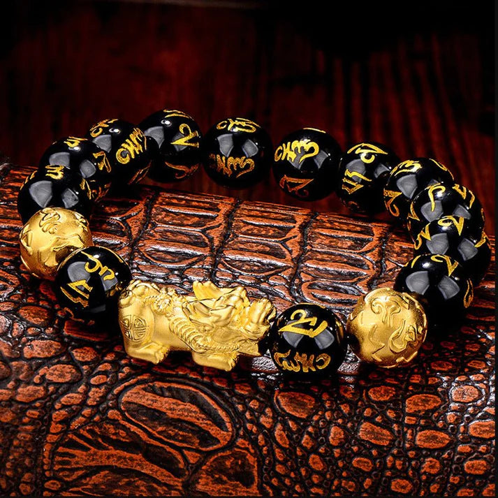 Pulsera Feng Shui Obsidiana Negra