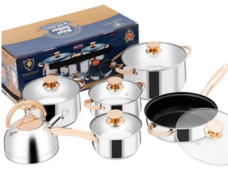 OLLAS KAISA VILLA 12 PIEZAS + REGALO